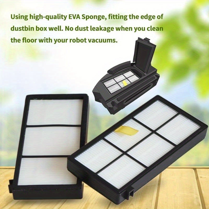 Robot changyutgichlar uchun 12 ta HEPA filtrlari, 800 va 900 seriyali mos keladi