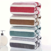 Absorbent Striped Towel Set for Home Bathrooms Ideal for Gift