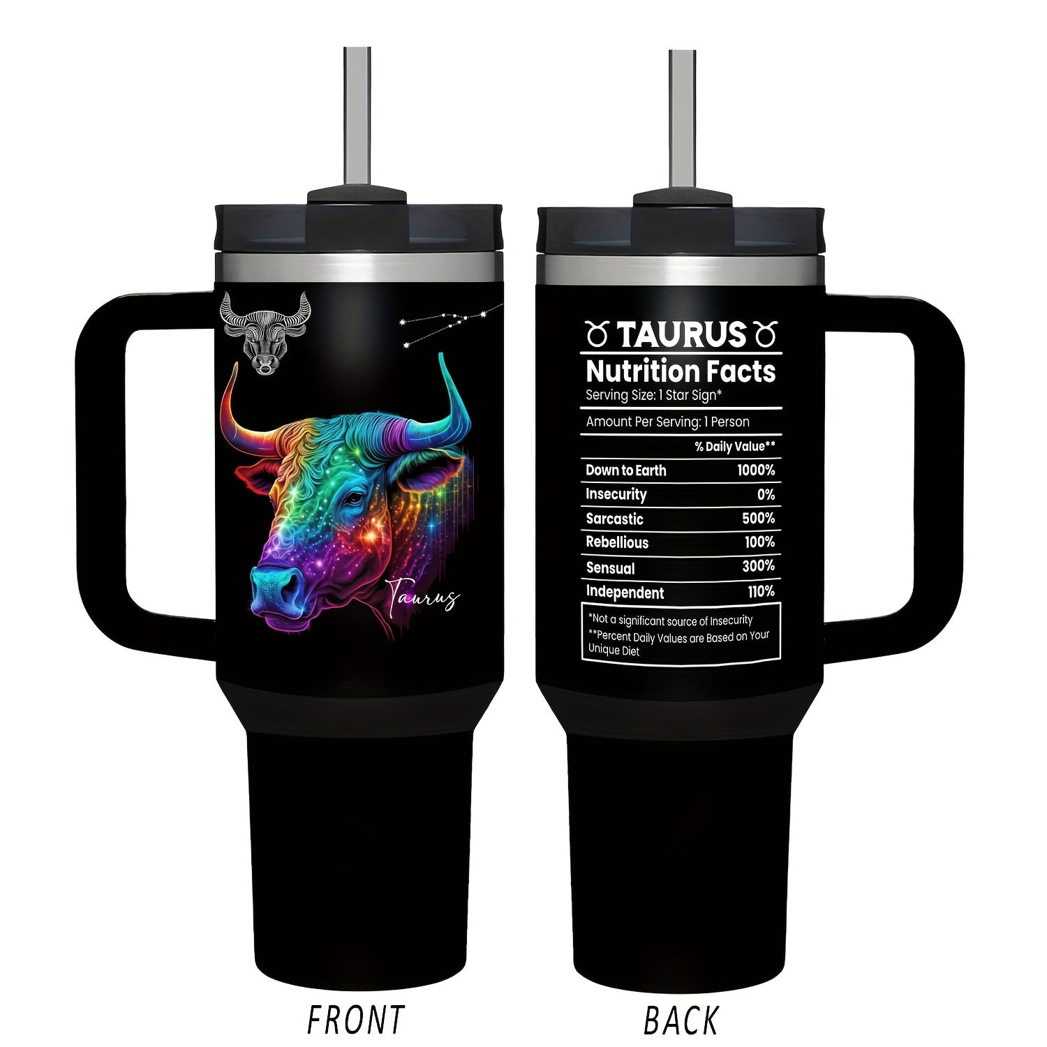 40oz Insulated Stainless Steel Water Bottle with Lid and Straw for Travel and Summer