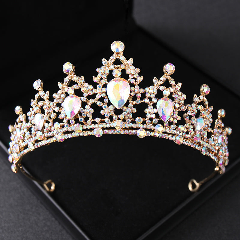 Princess Crown for Women and Girls, Queen Tiara, Elegant Silver Headpiece