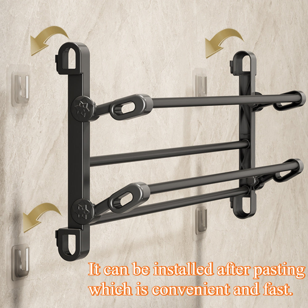 Wall-Mounted Multi-Layer Shoe Rack for Entryway Home Storage No-Drill Installation