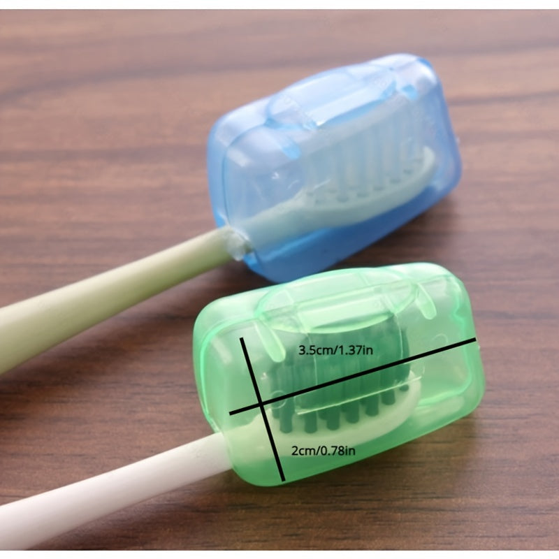 5pcs Portable Toothbrush Head Cover Case Storage Box Toothbrush Protector Cap