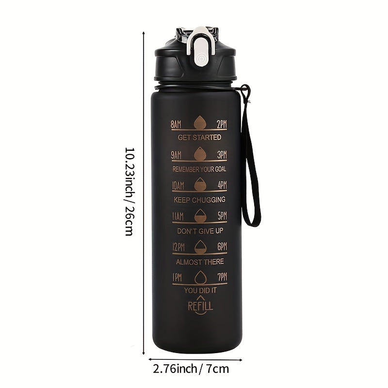 1L Motivational Water Bottle for Outdoor Activities and Gifts