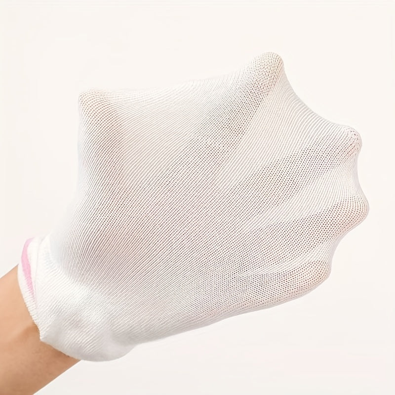 Women’s Striped Ankle Socks 6 Pairs Lightweight Cotton Blend Casual Hosiery