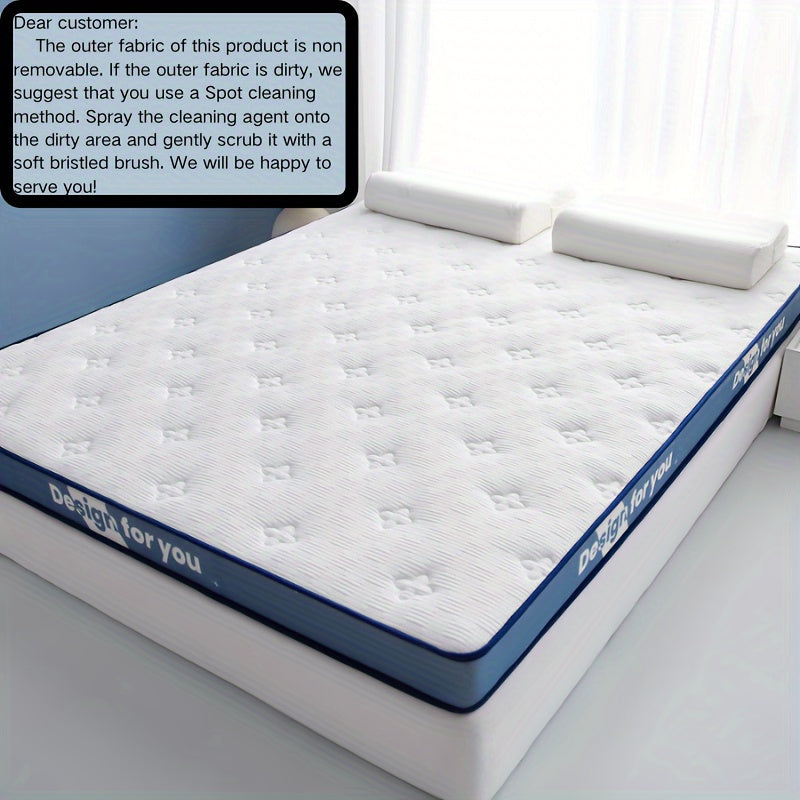 Foldable Mattress with Memory Foam Latex Layer Breathable Non-Slip Mat