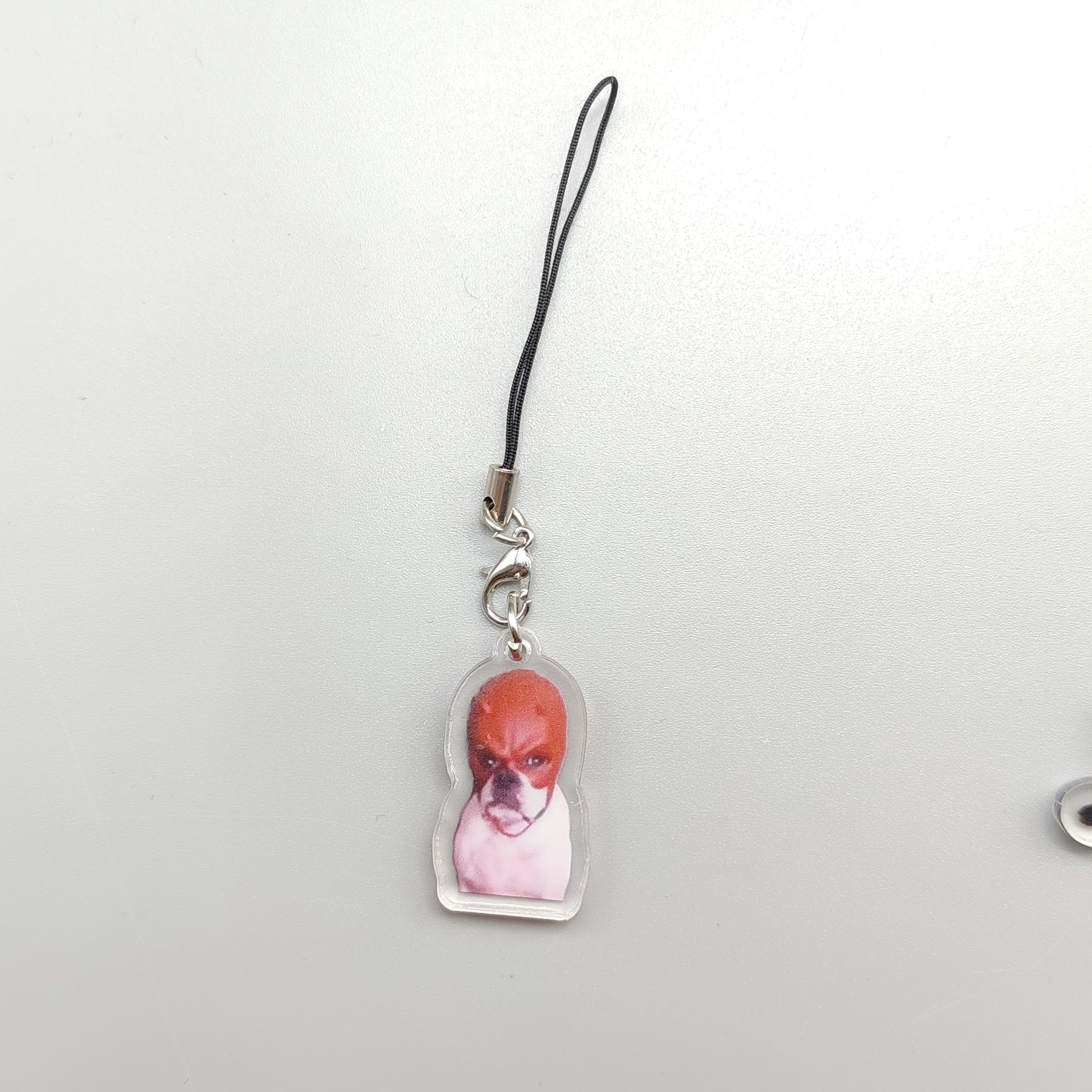 2D плоская кошка, собака, брелок, подвеска для мобильного телефона, автомобильный кулон, милый подарок