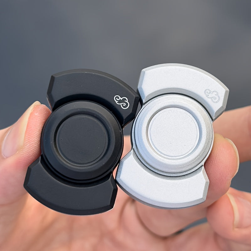 Stainless Steel EDC Decompress Toy Fidget Spinner Pop Coin Stress Relief Gadget for Adults