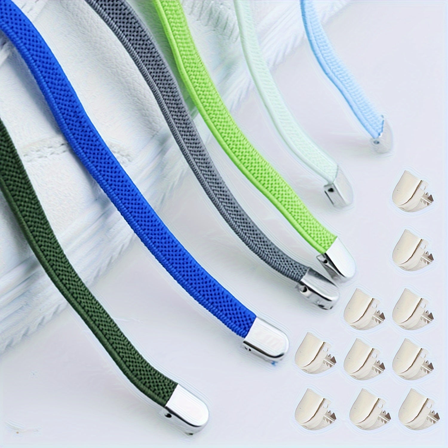 12 dona metall shoelace hooklari tez bosish bilan ochiladigan, oltin, kumush, qora rangli fastenerlar, sport poyafzallari uchun