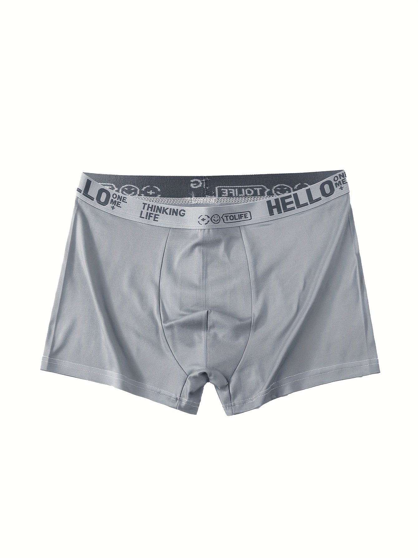 Men's Breathable Soft Stretch Quick-Drying Boxer Briefs Set 4 Pack