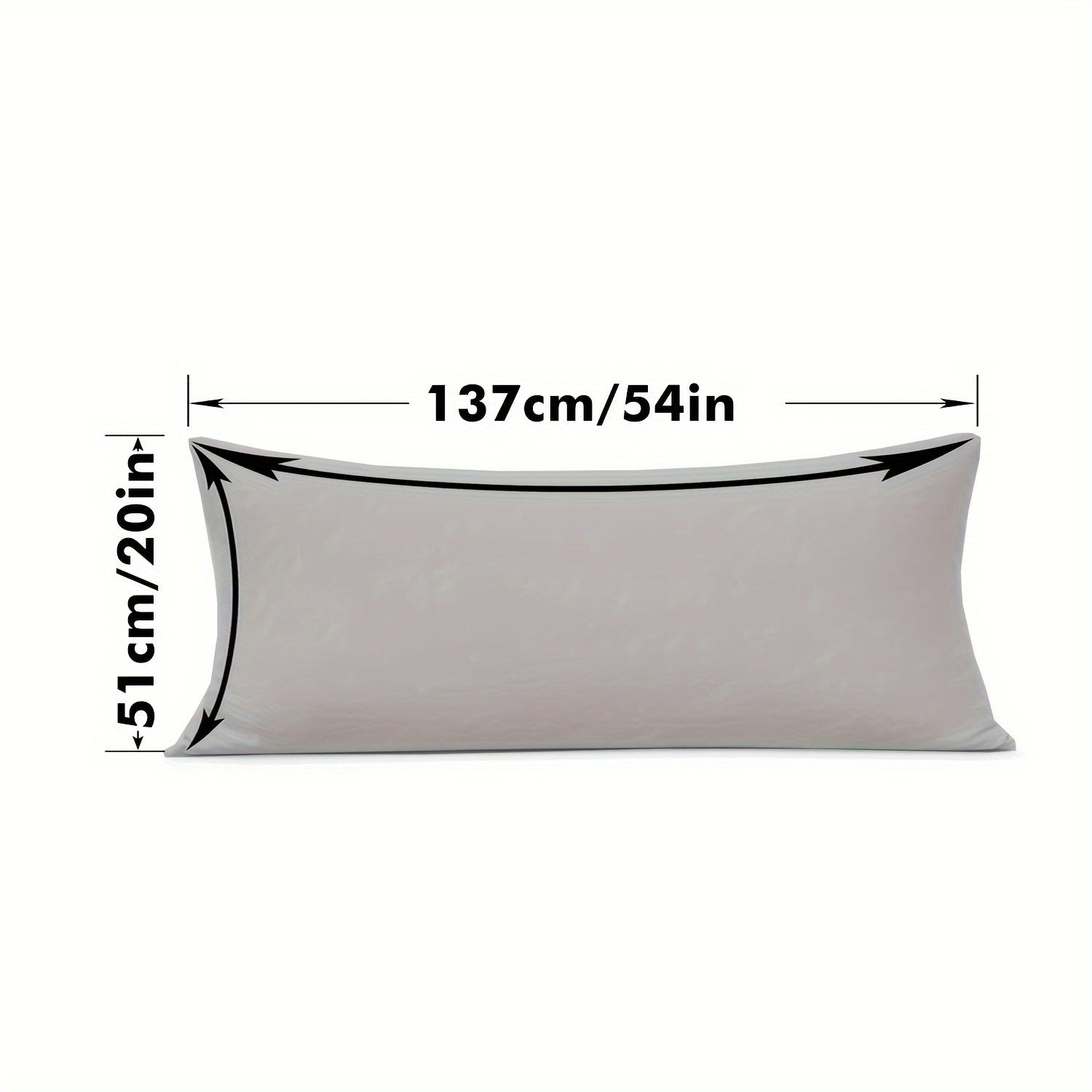 Waterproof Stain-Proof Pillow Protector Cover Gray Bed Pillow Cover