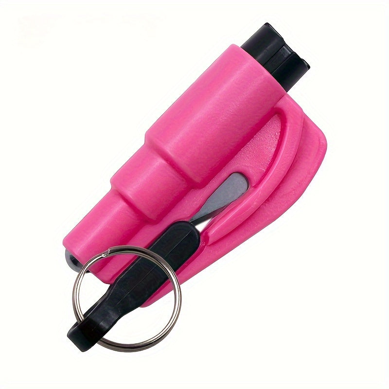 Emergency Car Escape Tool Belt Cutter and Fire Hammer Keychain Durable PET