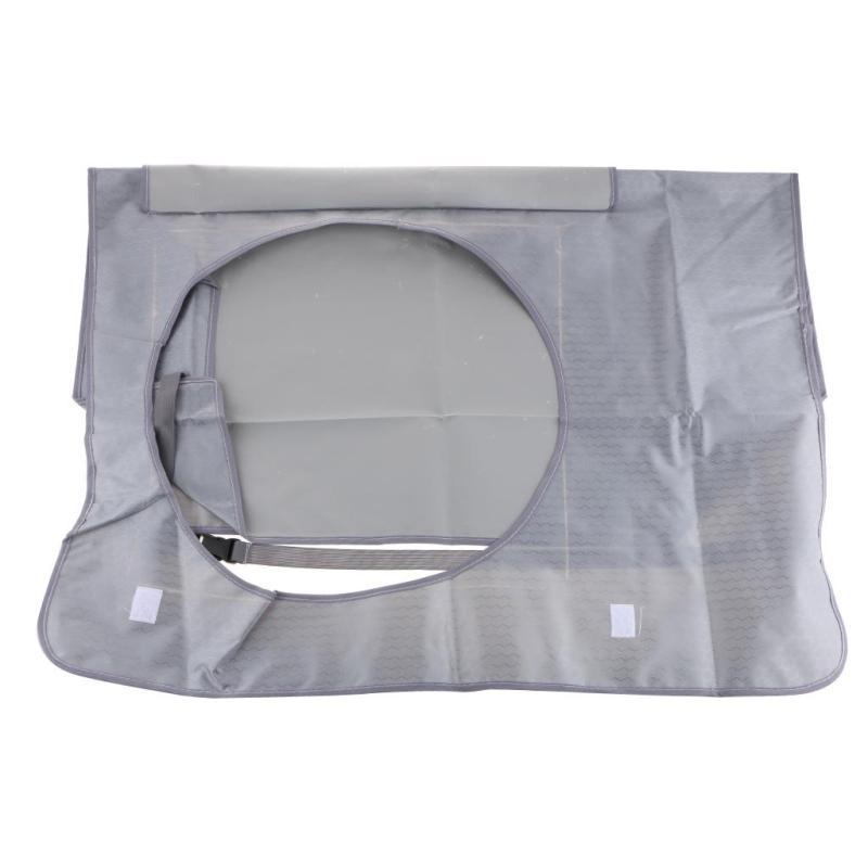 Outdoor Air Conditioner Cover 1P Size Weather-Resistant Dustproof Gray 74x54x26cm