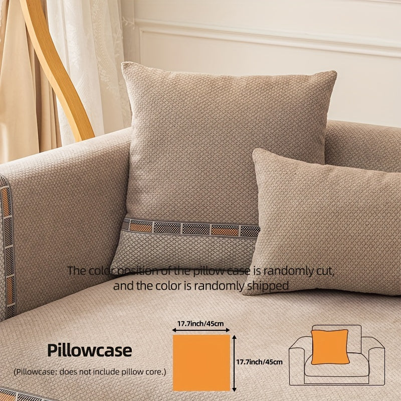 Bohemian Diamond Chenille Sofa Cover Pet-Friendly Non-Slip Protector for Home Decor