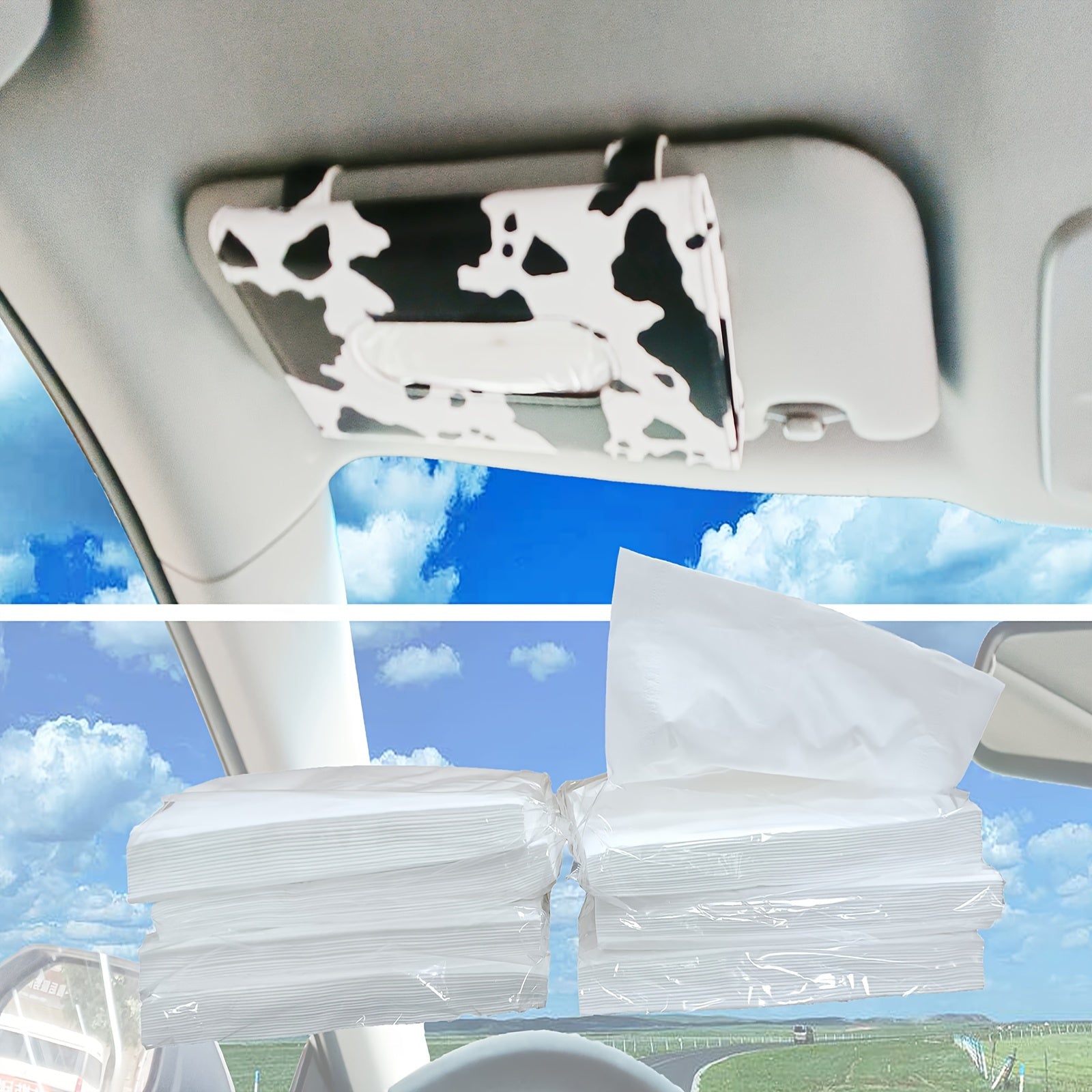 Запасные салфетки для автомобиля 6/12 упаковки, 30 штук, салфетки для лица для козырька автомобиля