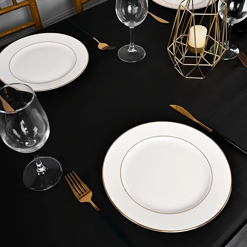 Stretch Fitted Polyester Spandex Tablecloth for 182.88cm Tables Indoor Outdoor