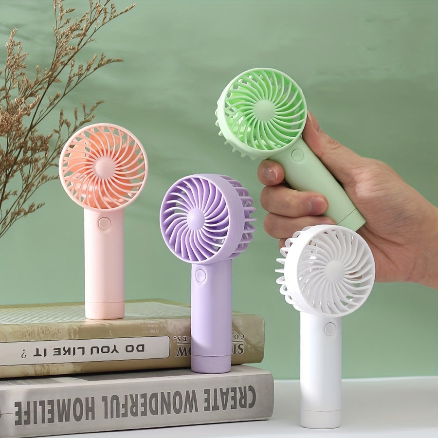Mini Fan USB Rechargeable Portable Silent Desktop Indoor Outdoor Cooler
