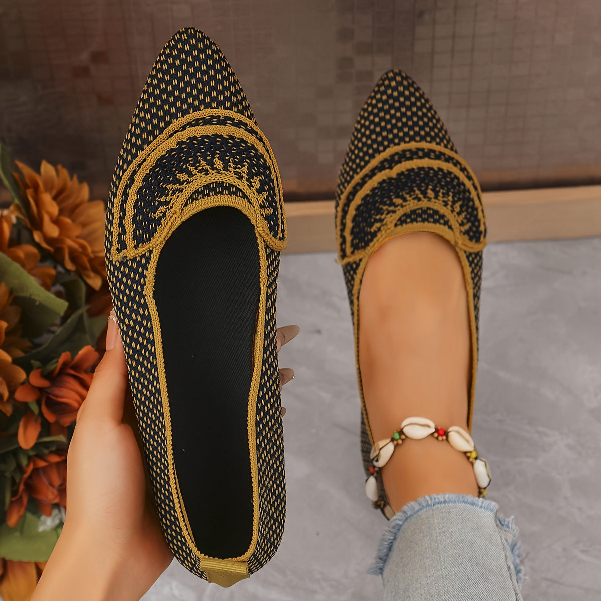 Женские туфли на плоской подошве с Т-образным ремешком из дышащей ткани, Мэри Джейн, всесезонные