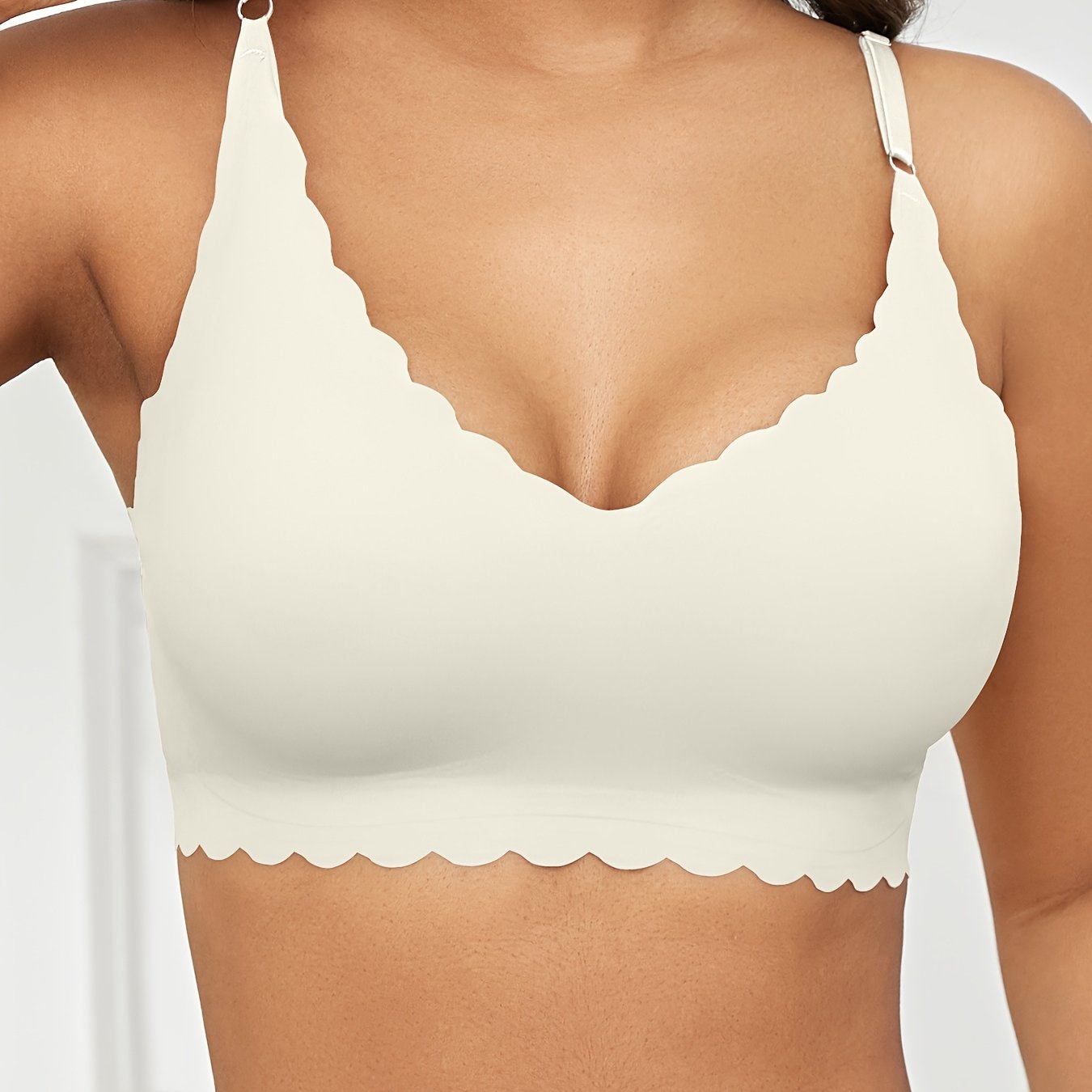 Plus Size Seamless Wireless Bralette Comfortable Fit High Elasticity