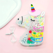Acrylic Unicorn Beads for Jewelry Making, DIY Bracelets and Necklaces for Girls