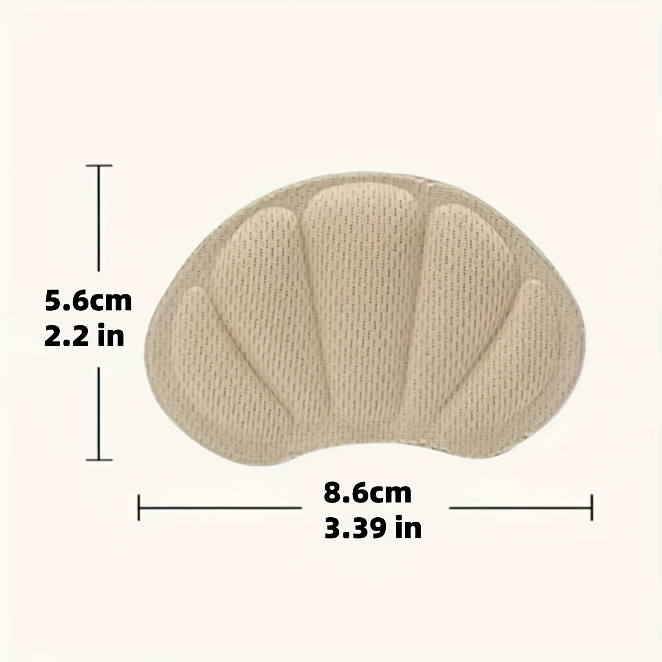 Unisex Soft Heel Pads for Shoes Reusable Protective Liners for Looseness