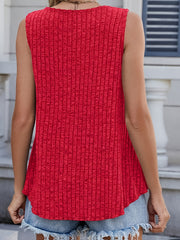 Женская белая безрукавка-майка для повседневного летнего пляжного отдыха