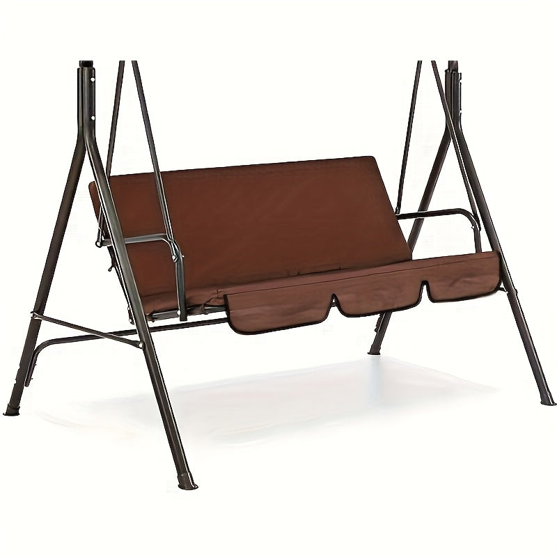 Cubierta impermeable roja para columpio de porche con correas ajustables 149.86x48.26x10.16 cm