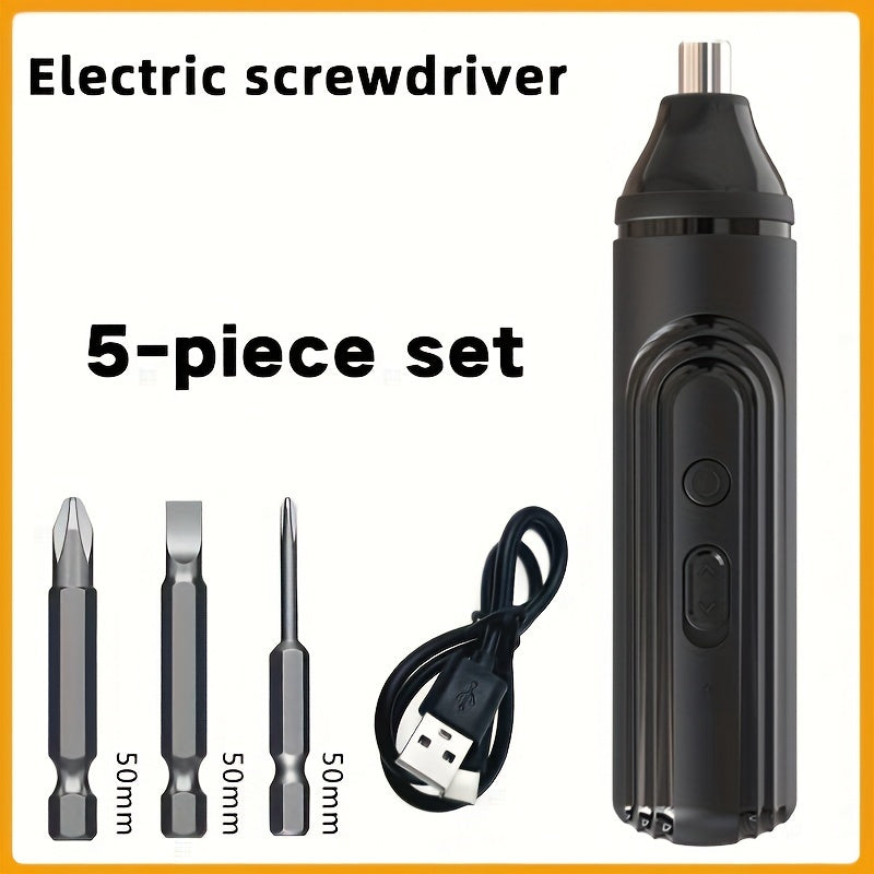 Kit de destornillador inalámbrico eléctrico con batería de litio recargable para reparaciones en el hogar