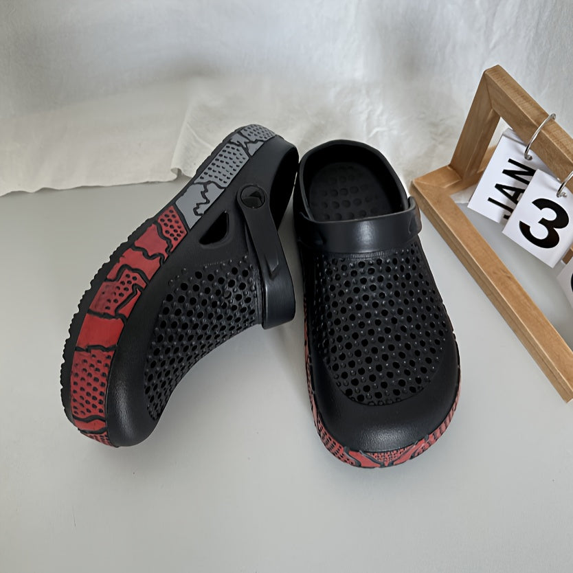 Женские дышащие шлепанцы из EVA двухцветные с вентиляцией, повседневная обувь