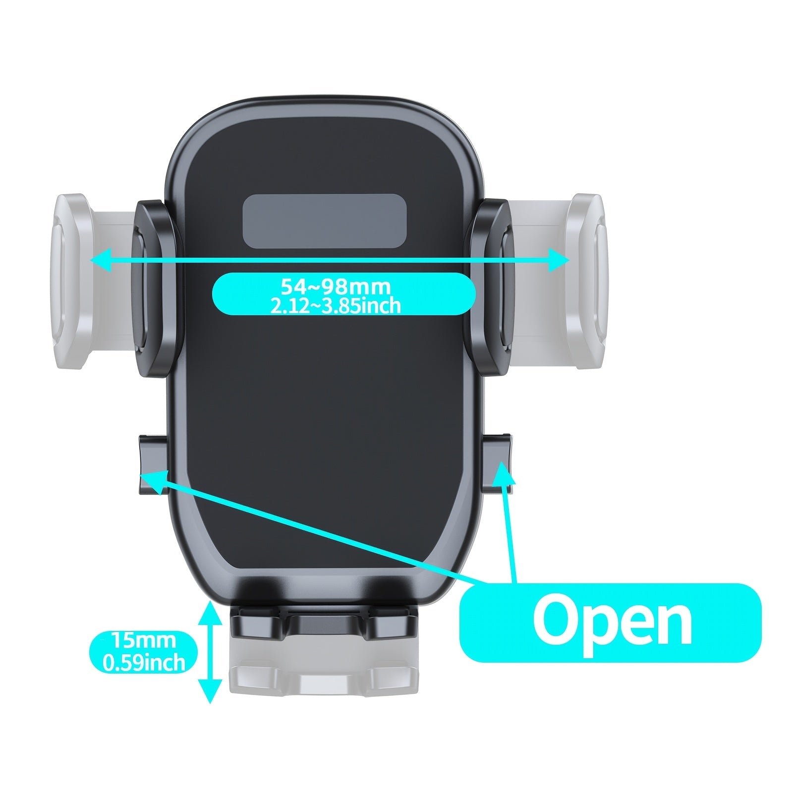 Flexible Long Arm Car Phone Holder Waterproof ABS Universal Smartphone Mount