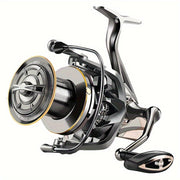 Long Shot Spinning Reel 8000-14000 Series Saltwater Tackle 4.8:1 Gear Ratio 17+1BB Stainless Steel