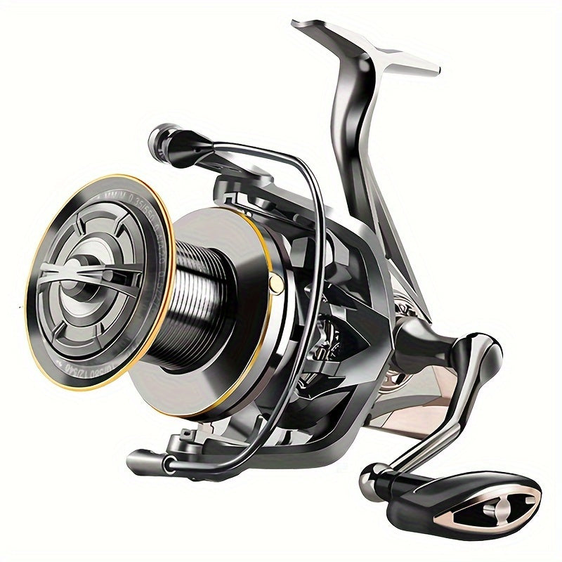 Long Shot Spinning Reel 8000-14000 Series Saltwater Tackle 4.8:1 Gear Ratio 17+1BB Stainless Steel