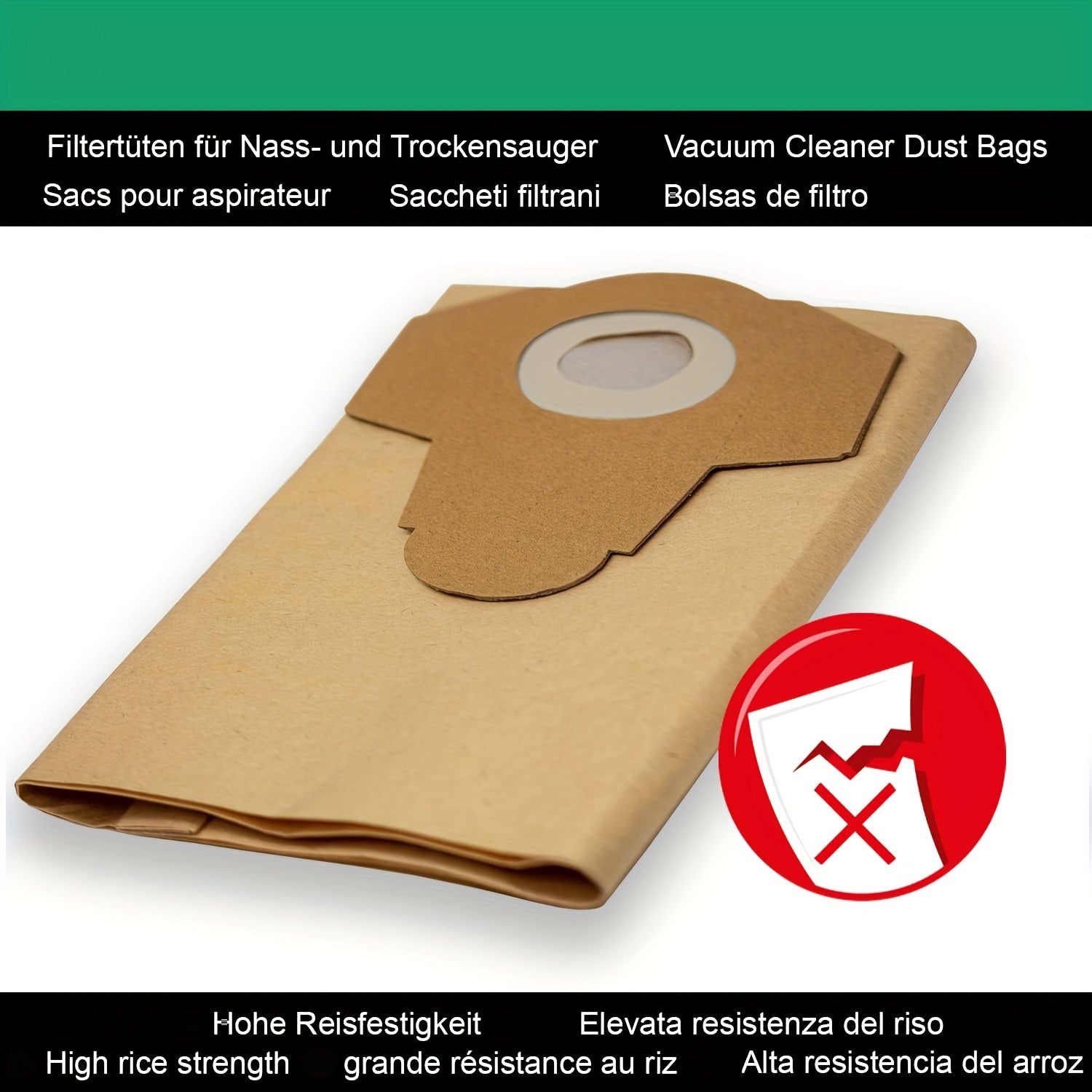 Получите 10 штук высококачественных мешков для пылесосов, которые идеально подходят для модели Einhell 30L Влажный/Сухой. Изготовлены с высокоэффективными способностями к улавливанию грязи и прочного PC материала.