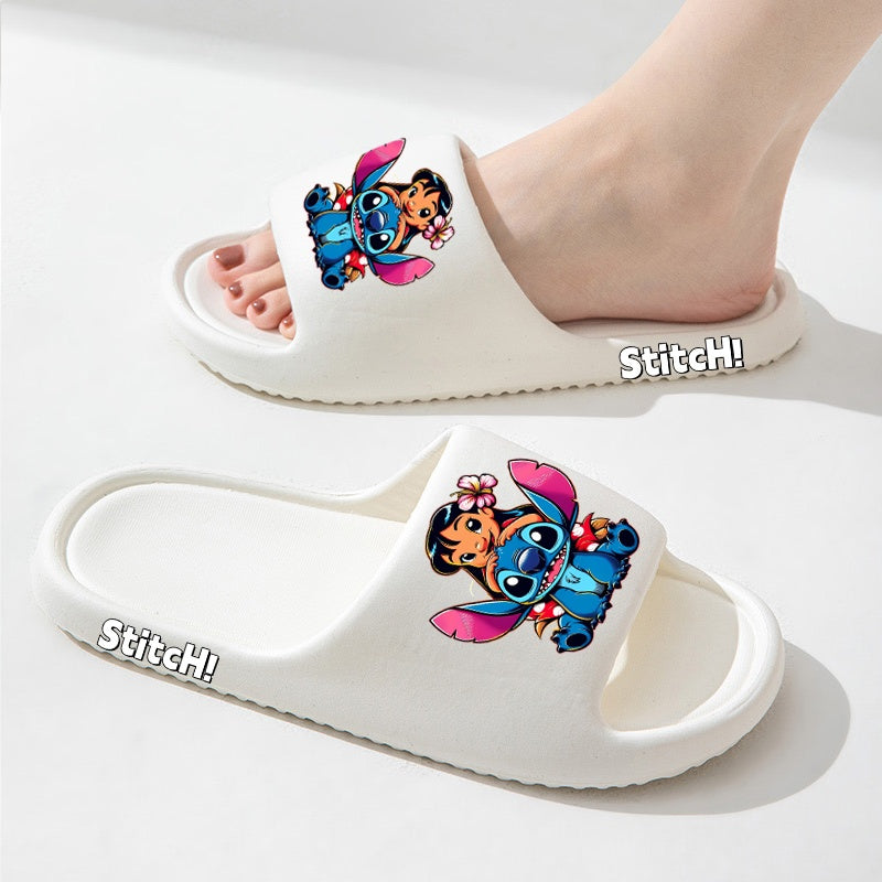 Unisex Cartoon EVA Slippers Breathable Soft Sole Open-Toe Casual Shoes