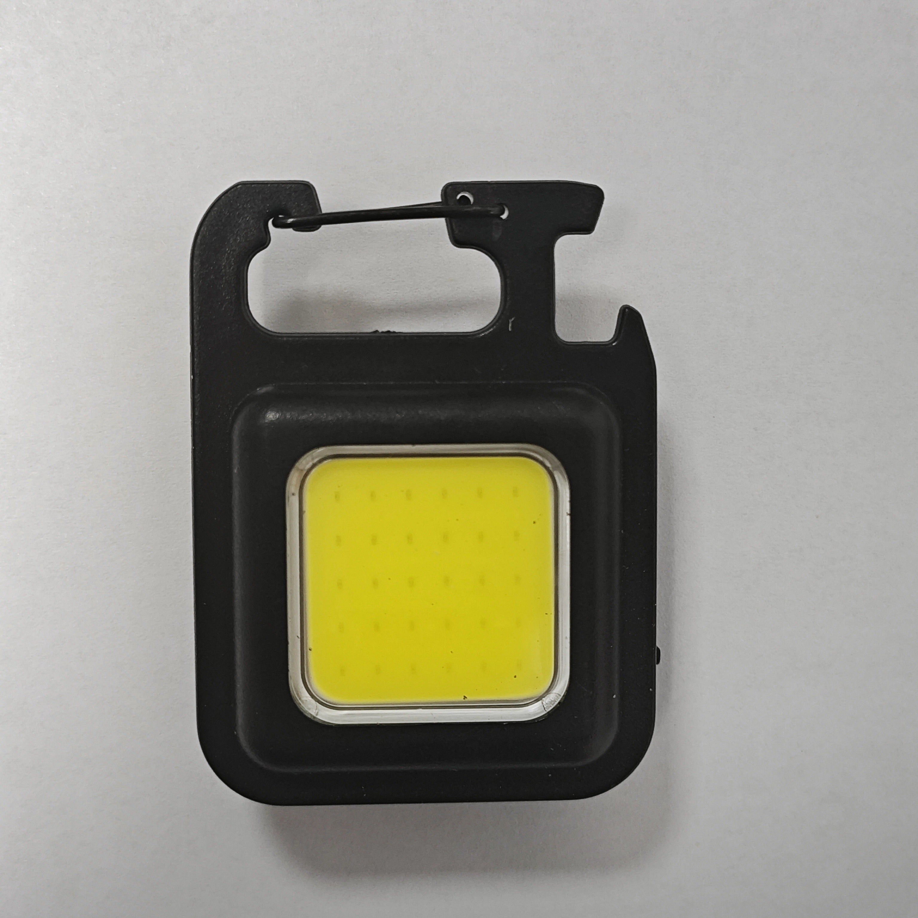 Linterna de trabajo mini portátil recargable por USB, farol LED para acampada, multifunción