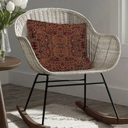 Bohemian Style Golden Brown Double-Sided Pillow Cover 45x45cm Decorative Cushion Cover for Sofa Bedroom