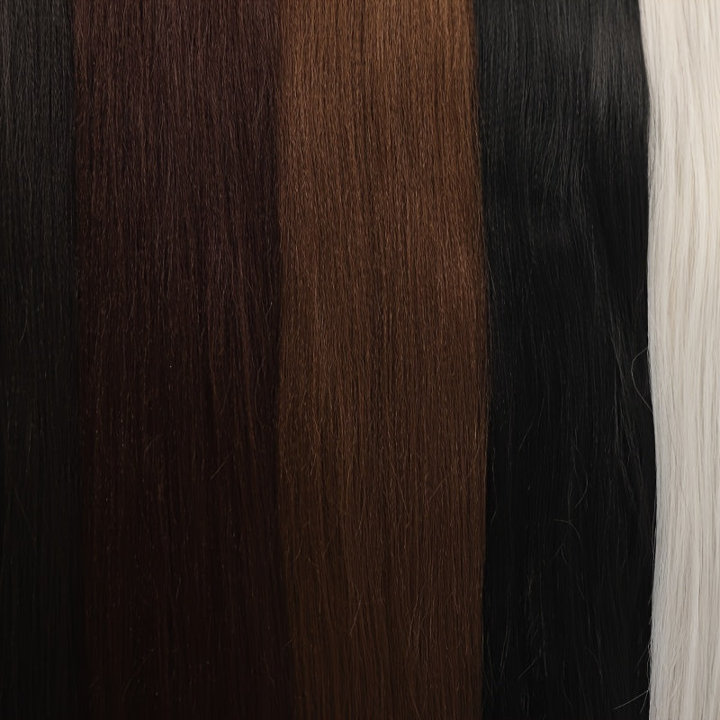 Women's Synthetic Ponytail Extensions 71cm Long Black Hairpiece Elastic Band