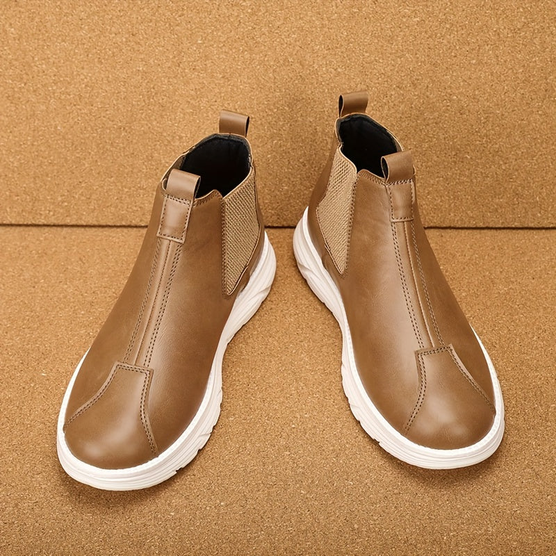Botines Chelsea para hombre, de estilo slip-on, con suela de EVA para senderismo, casuales y para todas las estaciones