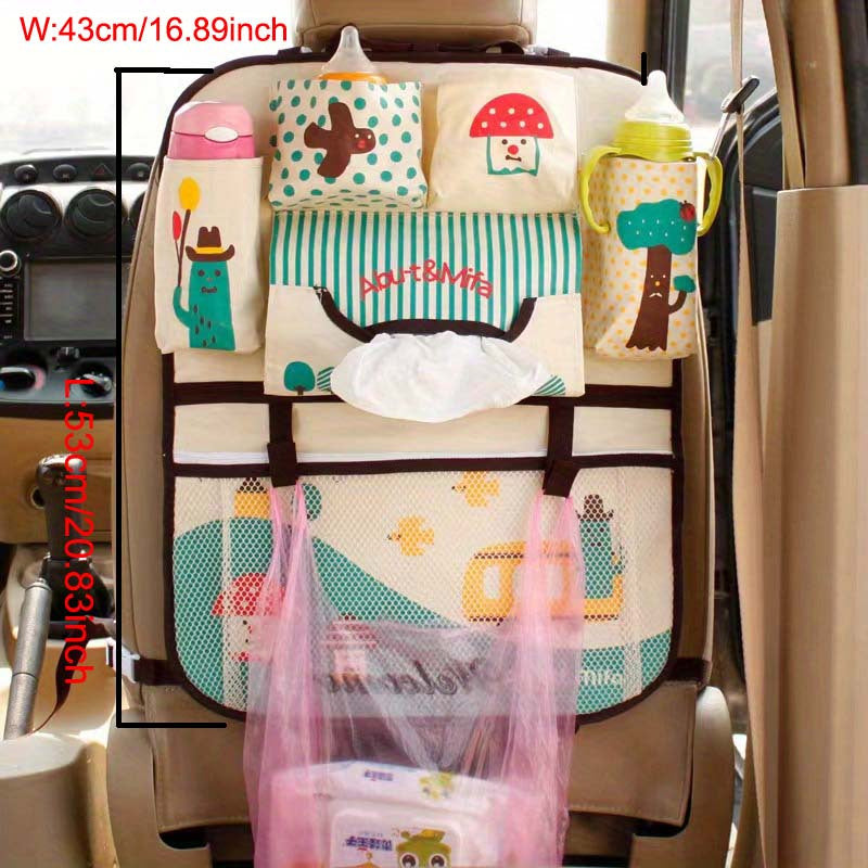 Car Seat Organizer Backseat Storage Bag for Cars and Vehicles