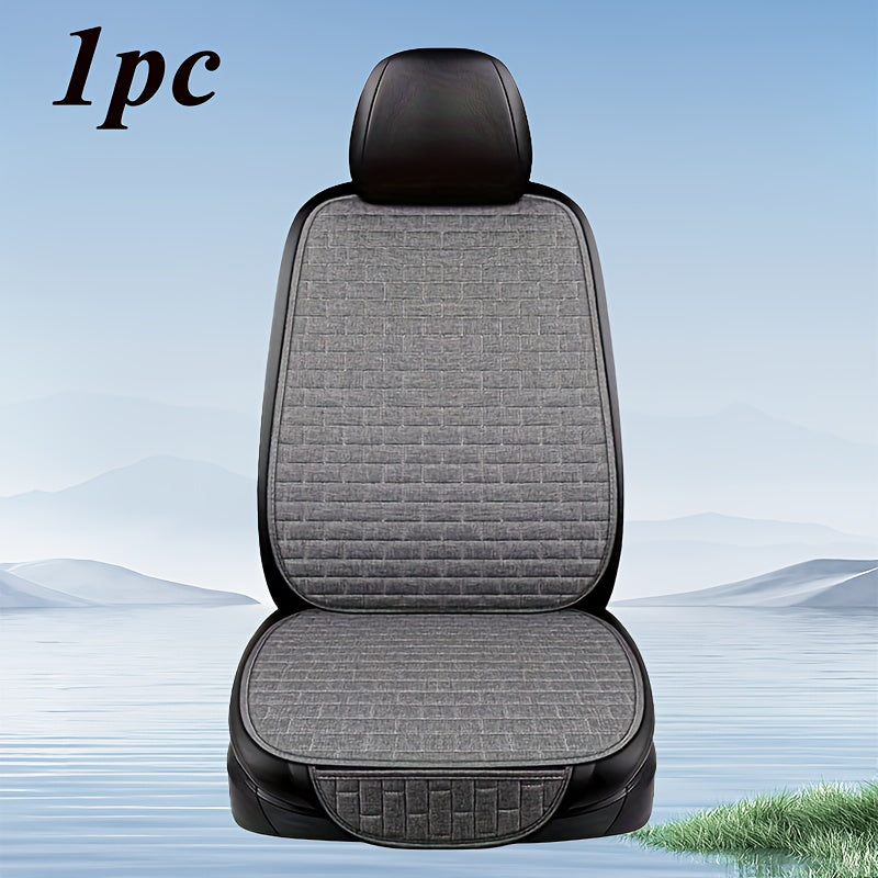 Universal Linen Car Seat Cover avtomobil o'rindiqlarini qulaylik bilan himoya qiladi.