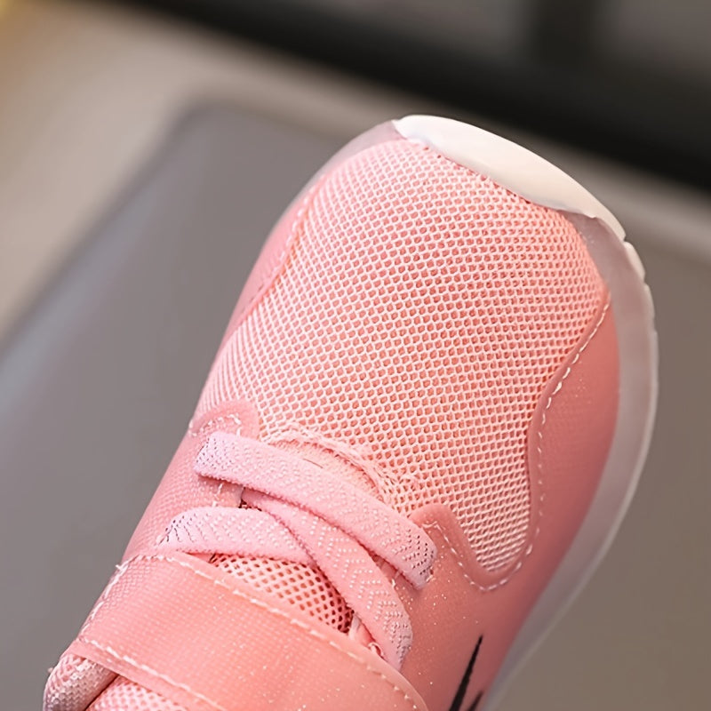 Детские кроссовки с LED-подсветкой, дышащая ткань, нескользящая резиновая подошва, повседневные спортивные туфли