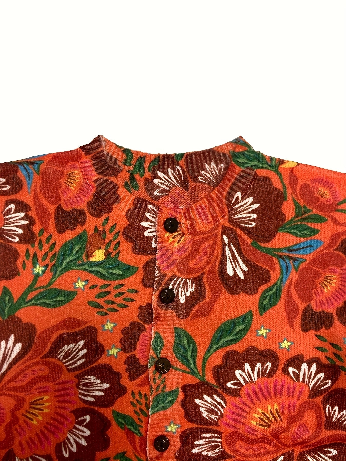 Cárdigan de estampado floral para mujer, de manga larga ligera, ropa exterior de otoño e invierno