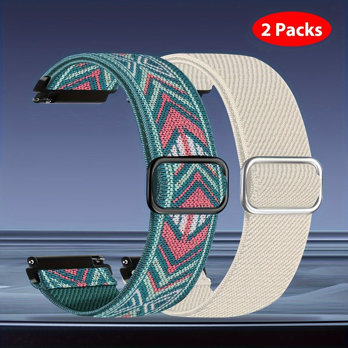 Эластичные нейлоновые ремешки для часов Galaxy Watch 4, 5 и Pro 20мм, 22мм, 40мм, 44мм, 45мм