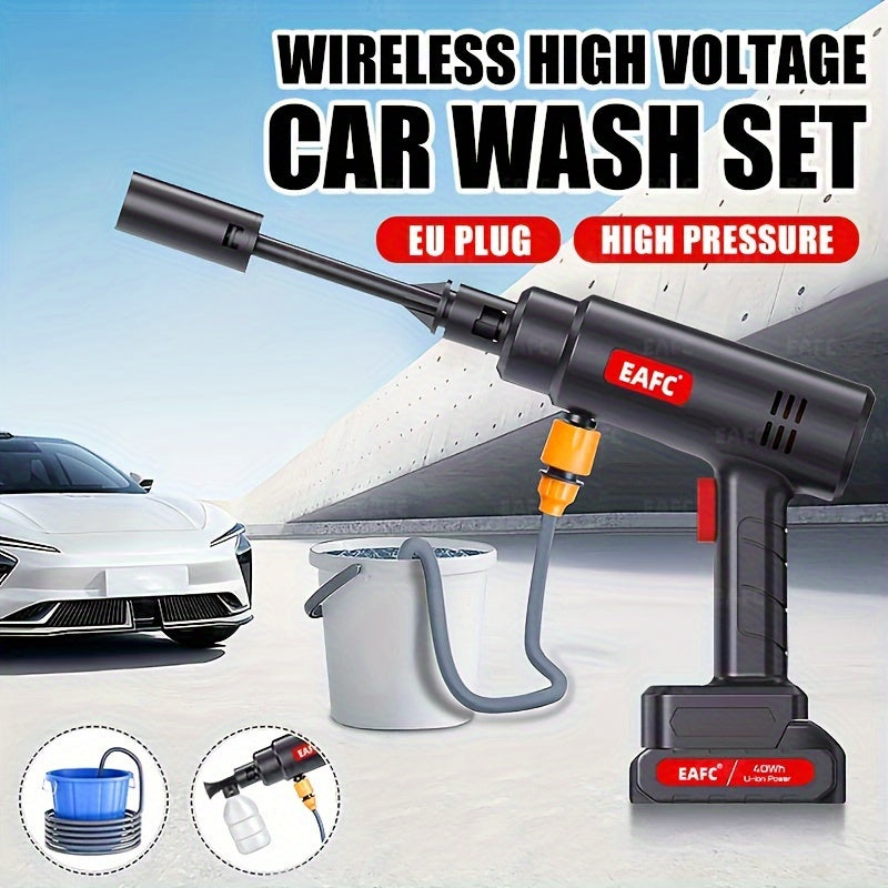 Wireless High Pressure Electric Pressure Washer for Car and Floor Cleaning