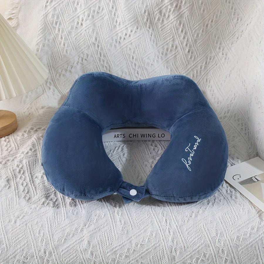 Travel Pillow U Shape Neck Support for Plane Train Car Travel Comfort