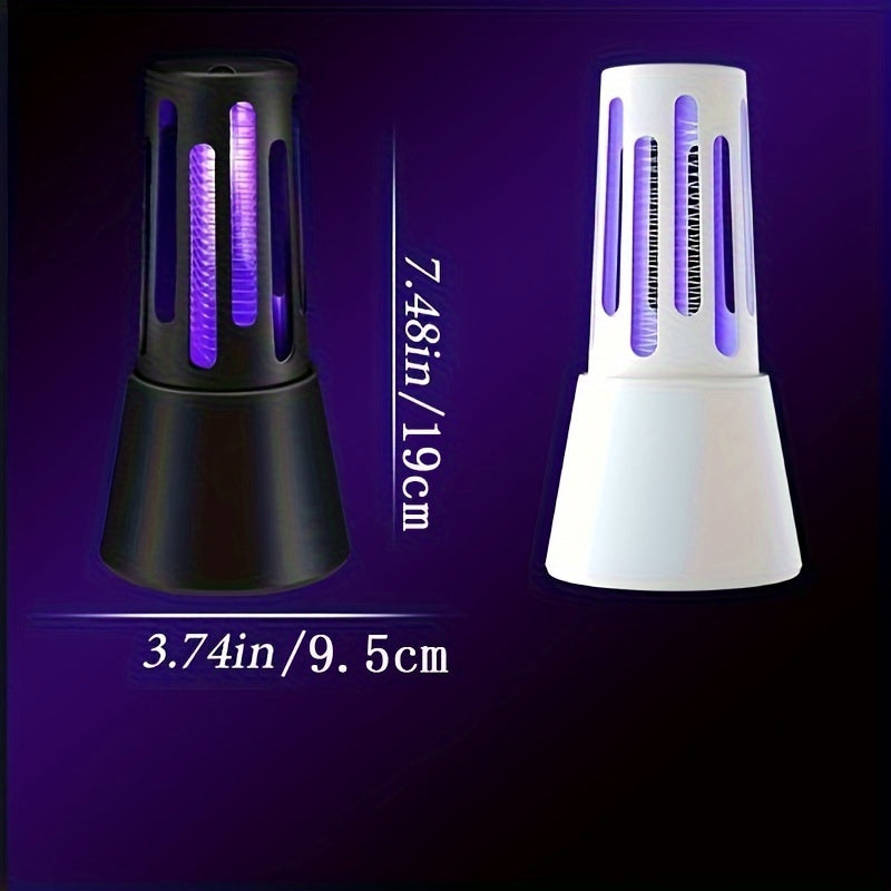 Elektr moskita o'ldiruvchi, zararkunanda qutqaruvchi, USB ulanishi bilan, ko'k va binafsha nur bilan uy va lager uchun.