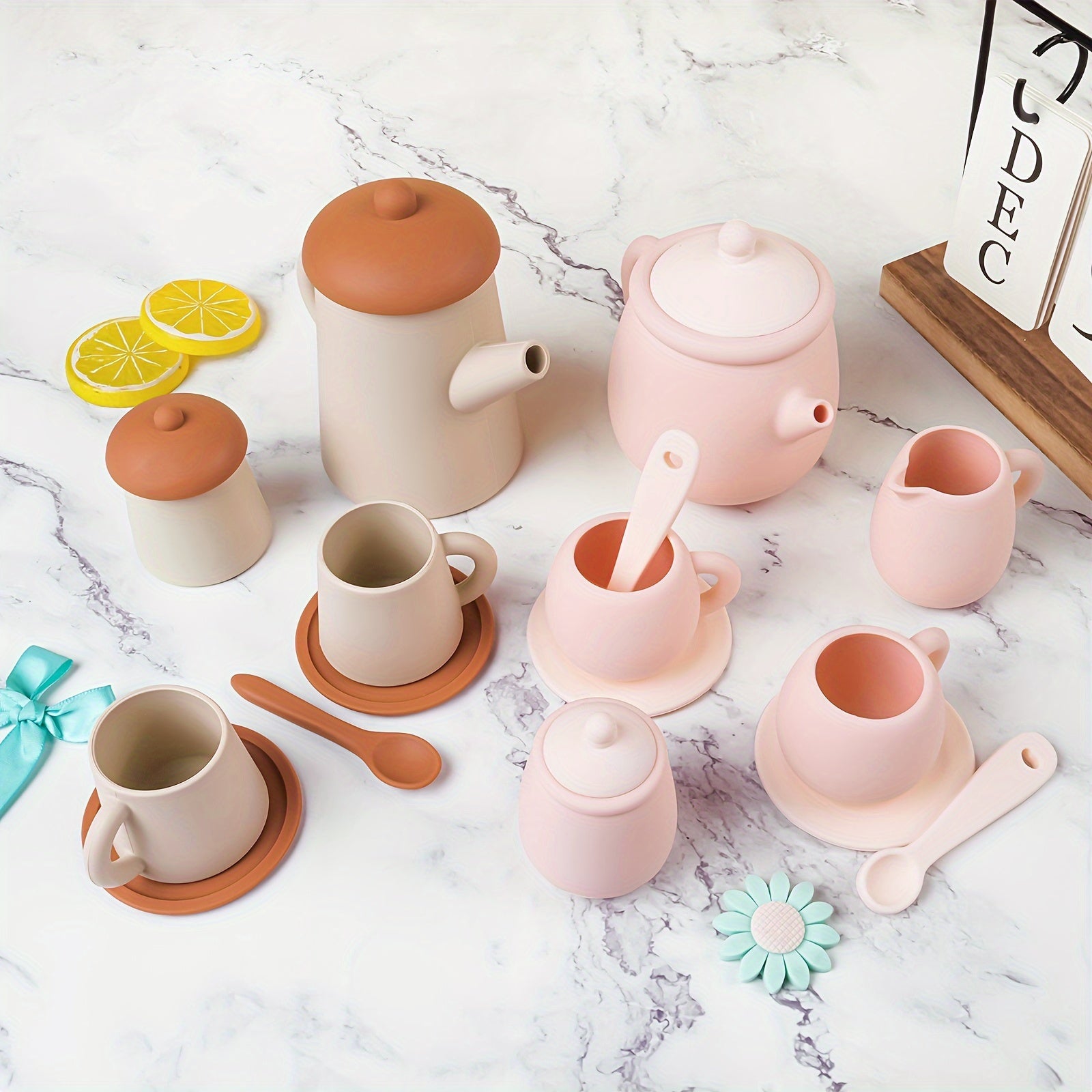 Детский набор силиконовых игрушек BPA-free, нетоксичные чайные и поильные чашки для малышей и детей