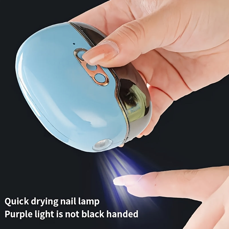 USB перезаряжаемые ножницы для ногтей с LED подсветкой - портативный маникюрный инструмент.