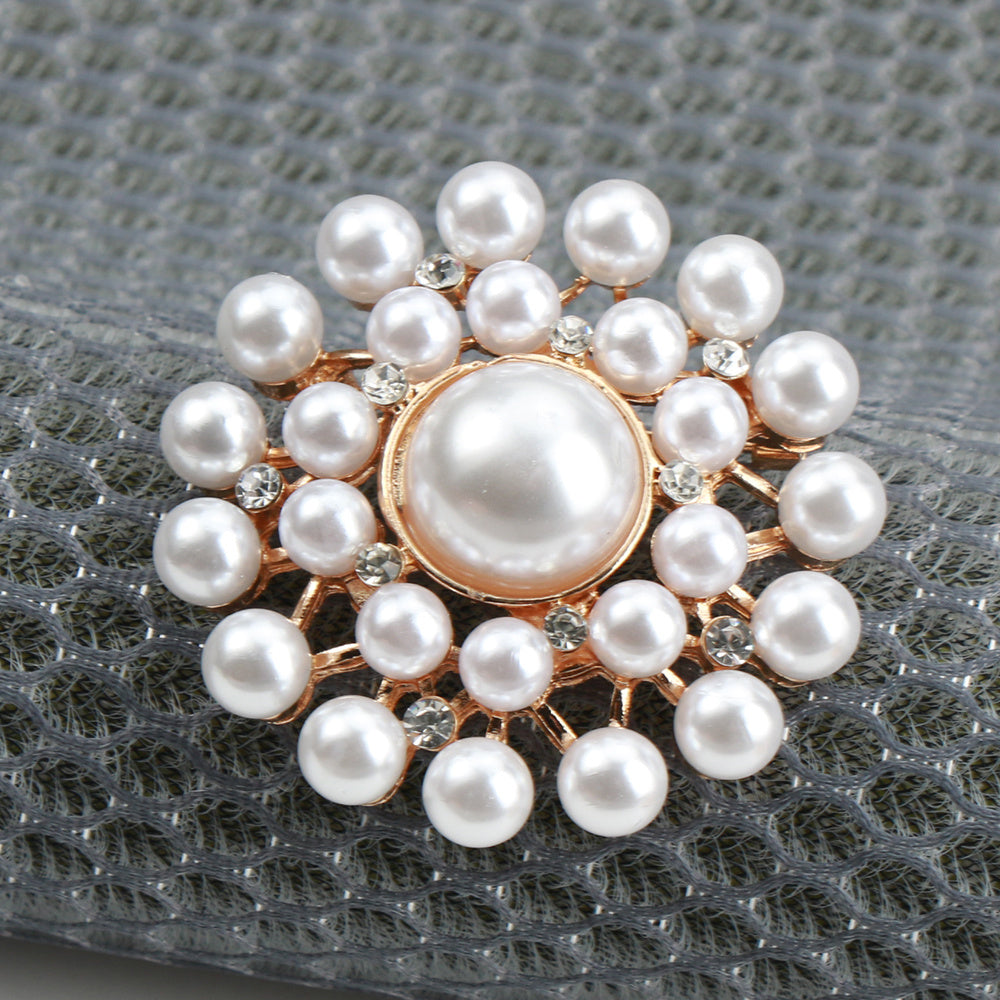 Gothic Flower Brooch Pin for Women Enamel Plastic Cartoon Style Elegant Jewelry