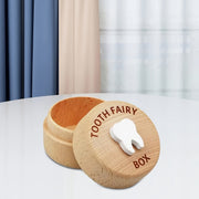 Wooden Baby Keepsake Box for Storing Baby Teeth and Fetal Hair