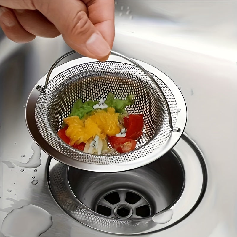 Stainless Steel Sink Strainer Basket Universal Fit Kitchen Drain Filter